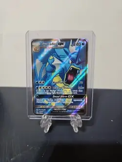 Gyarados GX 101/111 Pokemon Crimson Invasion Sun Moon Full Art Card NM - Image 1