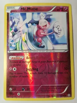 Mr. Mime 52/83 XY Generations Pokemon Reverse Holo Foil Rare Nice! - Image 1