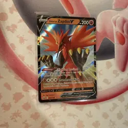 Pokémon TCG Galarian Zapdos V 080/198 Chilling Reign NM Ultra Rare Holo MINT/NM - Image 2