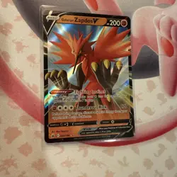 Pokémon TCG Galarian Zapdos V 080/198 Chilling Reign NM Ultra Rare Holo MINT/NM - Image 4