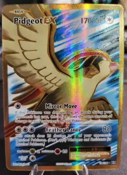Pokemon Pidgeot EX XY Evolutions Holo Card 104/108 Ultra Rare Full Art - Image 1