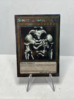 Summoned Skull Platinum Secret Rare Near Mint 1st Edition RA03-EN086 Yugioh! - Image 1