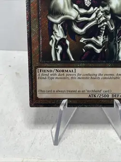 Summoned Skull Platinum Secret Rare Near Mint 1st Edition RA03-EN086 Yugioh! - Image 5