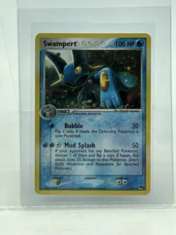 Swampert 5/17 Holo Rare POP Series 1 PokÃ©mon Card LP - Image 1
