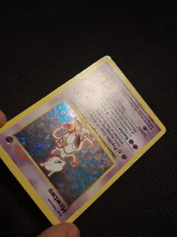 Pokemon Card - Mewtwo Base Set (Shadowless) 10/102 Holo Rare-MP - Image 2