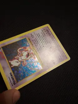 Pokemon Card - Mewtwo Base Set (Shadowless) 10/102 Holo Rare-MP - Image 3