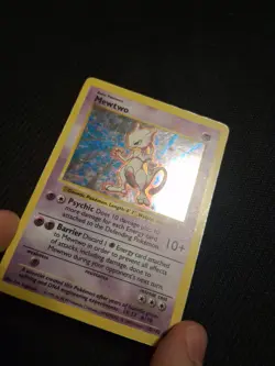 Pokemon Card - Mewtwo Base Set (Shadowless) 10/102 Holo Rare-MP - Image 4
