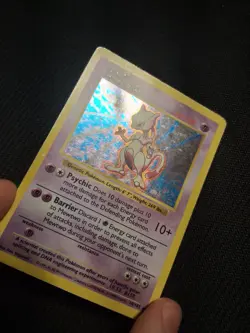 Pokemon Card - Mewtwo Base Set (Shadowless) 10/102 Holo Rare-MP - Image 7