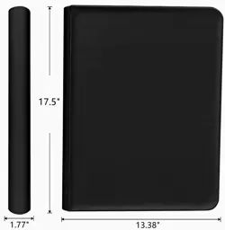 16 Pocket Card Binder 1000+ Premium Zip Trading Card Binder Double Sided Pocket - Image 5
