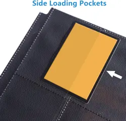 16 Pocket Card Binder 1000+ Premium Zip Trading Card Binder Double Sided Pocket - Image 6