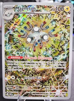 PokÃ©mon TCG Surging Sparks Magneton 159 Scarlet & Violet Promo Holo Card - Image 1