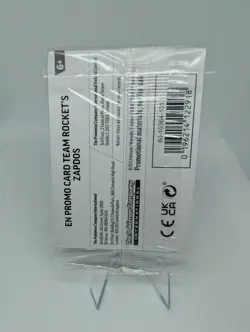 SEALED Team Rocket's Zapdos 070/182 GameStop Promo Destined Rivals Pokemon Card - Image 3