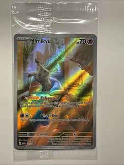 Mimikyu SVP 075 Black Star Promo Holo Pokemon Card NM - Image 3
