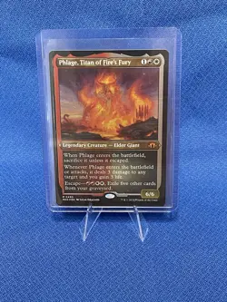 MTG Phlage, Titan of Fire's Fury Modern Horizons, Foil Etched - Image 1