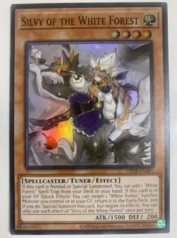 Silvy Of The White Forest Super Rare OP28-EN005 Yugioh OTS - Image 3