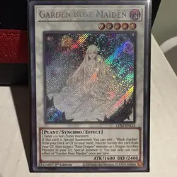 Garden Rose Maiden LDS2-EN113 1st Edition Secret Rare NM Yugioh - Image 1