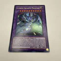Yugioh Supreme Arcanite Magician STBL-EN038 Starstrike Blast 1st Edition LP - Image 1