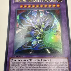 Yugioh Supreme Arcanite Magician STBL-EN038 Starstrike Blast 1st Edition LP - Image 9