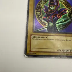 Yugioh Dark Magician LOB-005 The Legend of Blue Eyes White Dragon DMG Unlimited - Image 3
