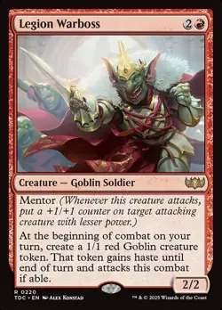 x1 Legion Warboss R MTG Commander: Tarkir: Dragonstorm M/NM, English - Image 1
