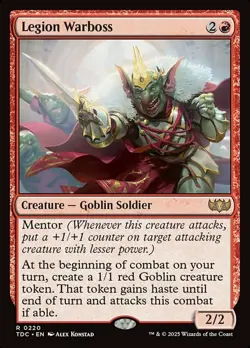 x1 Legion Warboss R MTG Commander: Tarkir: Dragonstorm M/NM, English - Image 2