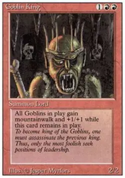 Goblin King - Revised Edition # MTG Magic The Gathering - Image 1