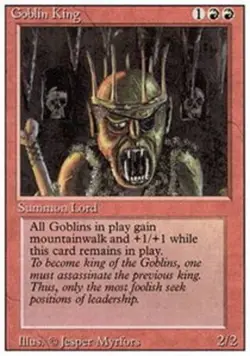 Goblin King - Revised Edition # MTG Magic The Gathering - Image 2