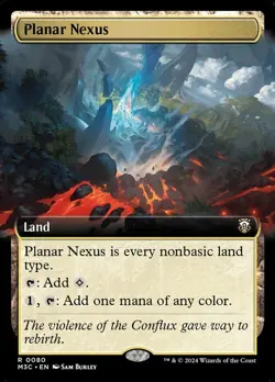 1x Planar Nexus ~ Extended Art NM-Mint, English Commander: Modern Horizons 3 MTG - Image 2