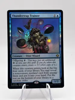 Thundertrap Trainer 0386 Foil Promo Bloomburrow BLB MTG NM - Image 3