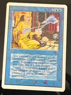 Magic the Gathering MTG Unlimited Control Magic LP  (Beta Bob) - Image 3