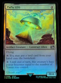 MTG - PuPu UFO FOIL - Final Fantasy - Pack Fresh!! - Image 1