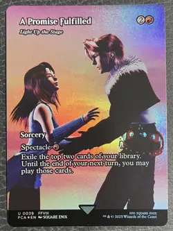 A Promise Fulfilled - Light Up the Stage (Showcase) (Foil) Final Fantasy MTG - Image 1