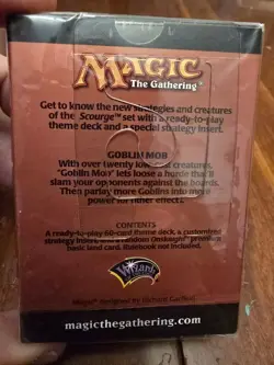 Goblin Mob Scourge MTG Magic the Gathering - Vintage Theme Deck - English Sealed - Image 2