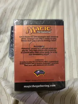 MTG Magic Pulverize Theme Deck Scourge Factory Sealed New See Pictures - Image 2