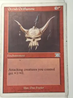 Orcish Oriflamme - 6th Edition Core Set - Magic the Gathering MTG Nice! - Image 1