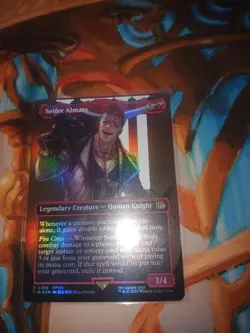 Seifer Almasy NM Borderless Foil MTG Final Fantasy Magic the Gathering Card 389 - Image 1