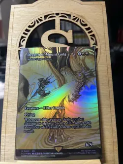 Dragon of Mount Gulg - Ancient Copper Dragon (Showcase) FF Through the Ages Foil - Image 1