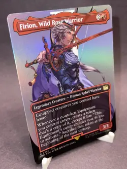 Firion, Wild Rose Warrior (Borderless) Final Fantasy Foil - Image 3