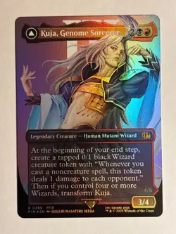 Kuja, Genome Sorcerer - (Borderless FOIL) - FINAL FANTASY - NM MTG - Image 1