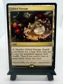 🌿 Fabled Passage | MTG Bloomburrow | Rare Land | NM English | Adam Paquette Art - Image 1