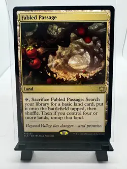 🌿 Fabled Passage | MTG Bloomburrow | Rare Land | NM English | Adam Paquette Art - Image 3