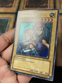 Yugioh Labyrinth of Nightmare #LON-000 Gemini Elf NM-Mint - Image 2