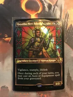 MTG Danitha, New Benalia's HALO FOIL Aftermath MAT 0209 Rare NM - Image 1