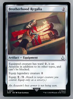 Brotherhood Regalia Universes Beyond: Assassin's Creed Regular - Image 1