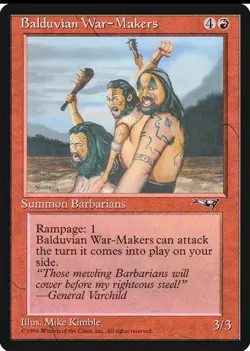 X 1 Balduvian War-Makers NM Alliances MTG Magic The Gathering - Image 1