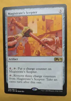 Magistrate's Scepter Core Set 2019 Regular MTG - Image 1