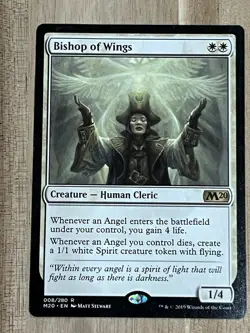 Awesome Magic The Gathering MTG Card Bishop Of Wings 008/280 LP - Image 12