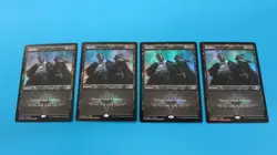 4x  FOIL  MURDER  PLAYSET  M19   FNM   PROMO  MTG MAGIC  NM / UNPLAYED - Image 1