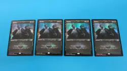 4x  FOIL  MURDER  PLAYSET  M19   FNM   PROMO  MTG MAGIC  NM / UNPLAYED - Image 3