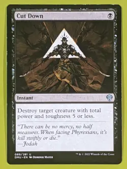 Cut Down x1 Dominaria United 1x MTG Magic the Gathering - Image 1